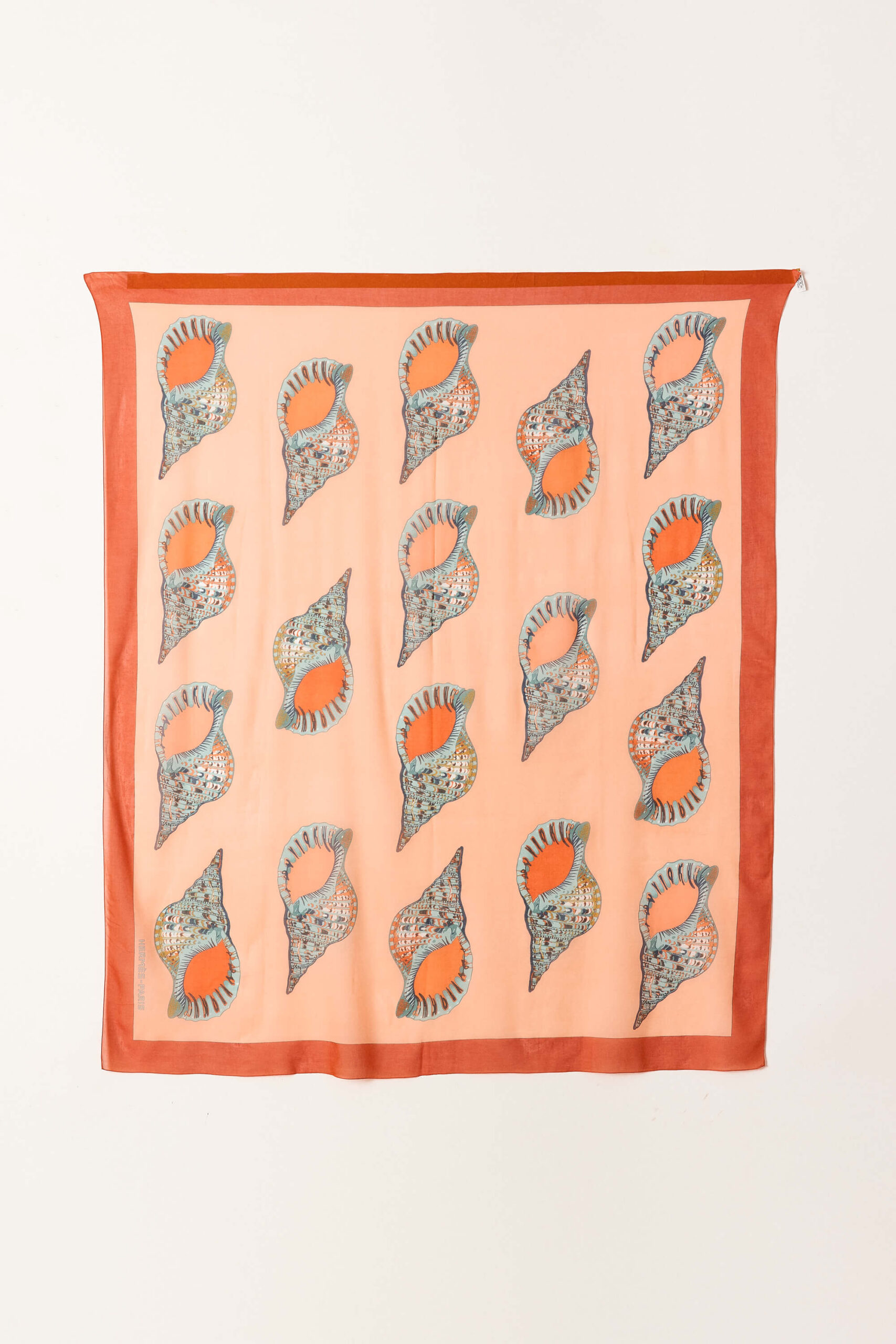 Shell Print Pareo Scarf 170 1 Shell Print Pareo Scarf 170