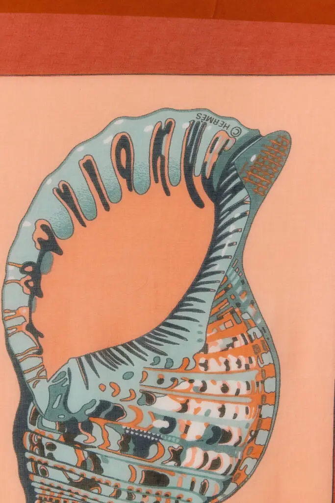 Shell Print Pareo Scarf 170