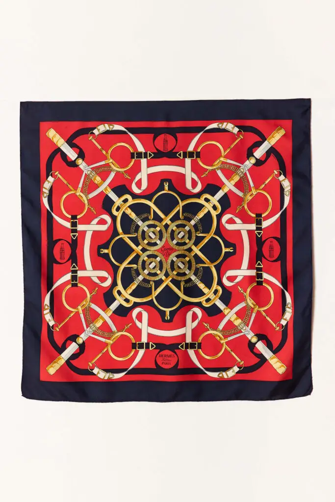 Vintage Éperon d’Or Coca-Cola Scarf 90