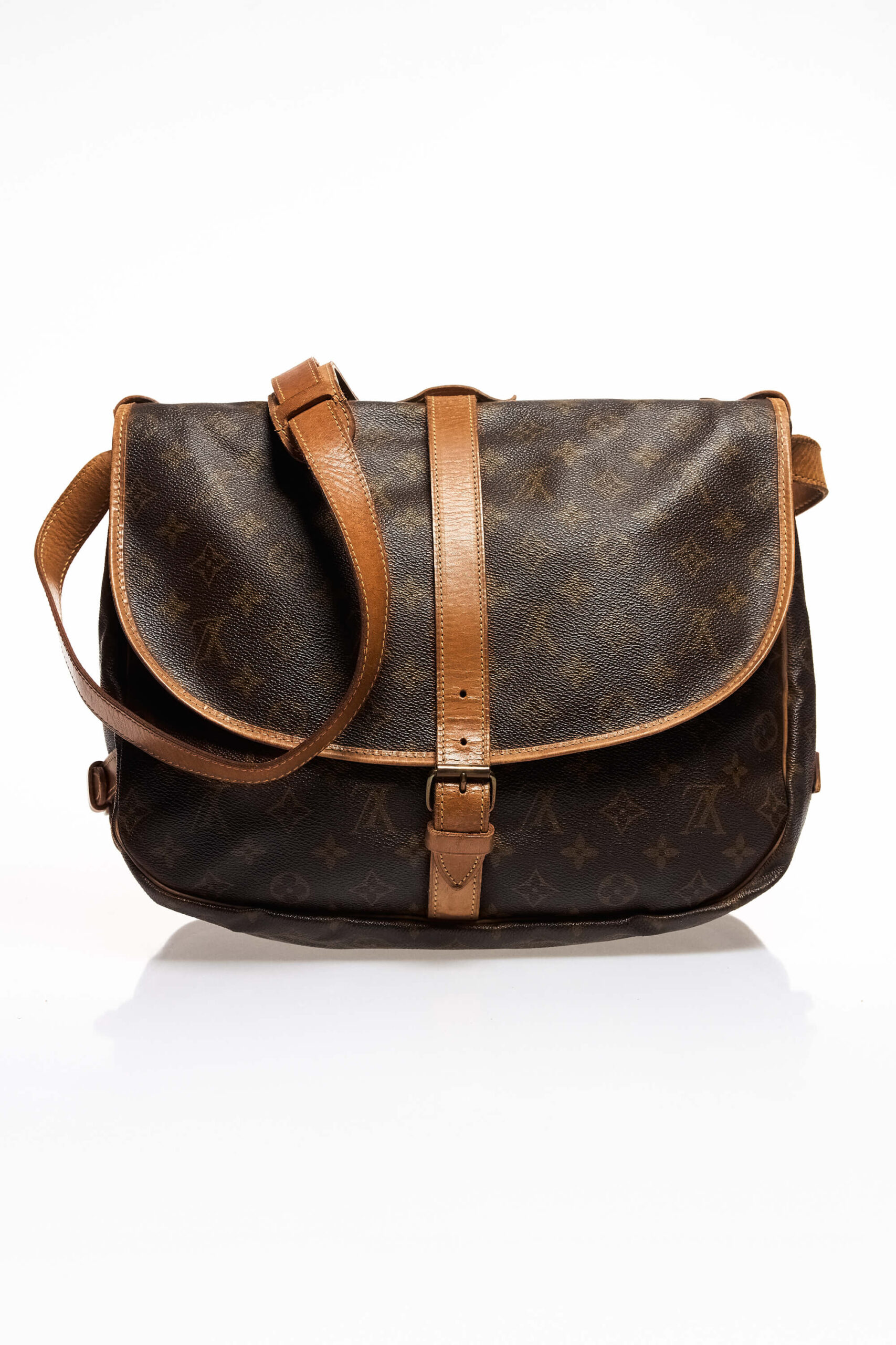 Saumur 35 Monogram Canvas Shoulder Bag 1 Saumur 35 Monogram Canvas Shoulder Bag