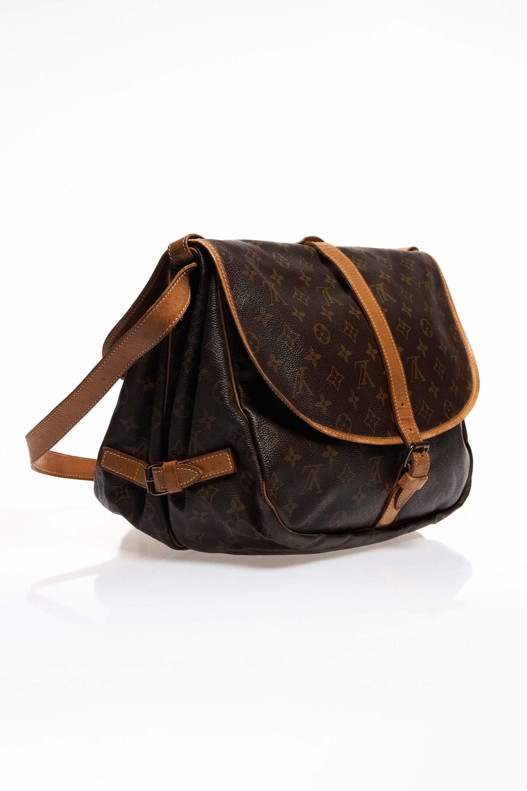 Saumur 35 Monogram Canvas Shoulder Bag 2 Saumur 35 Monogram Canvas Shoulder Bag