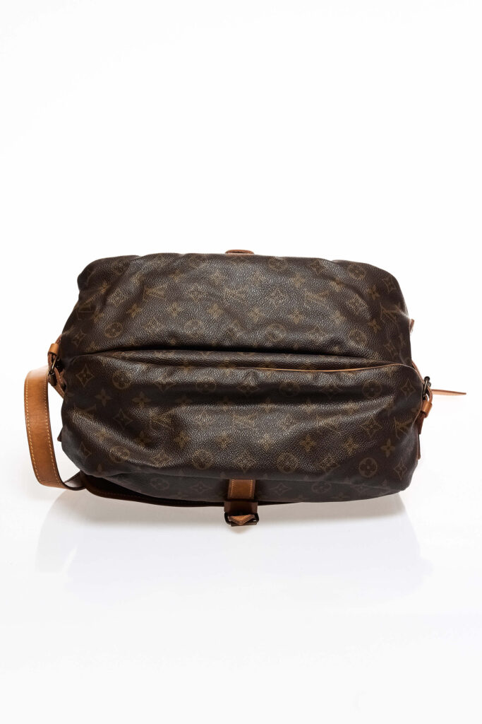 Saumur 35 Monogram Canvas Shoulder Bag