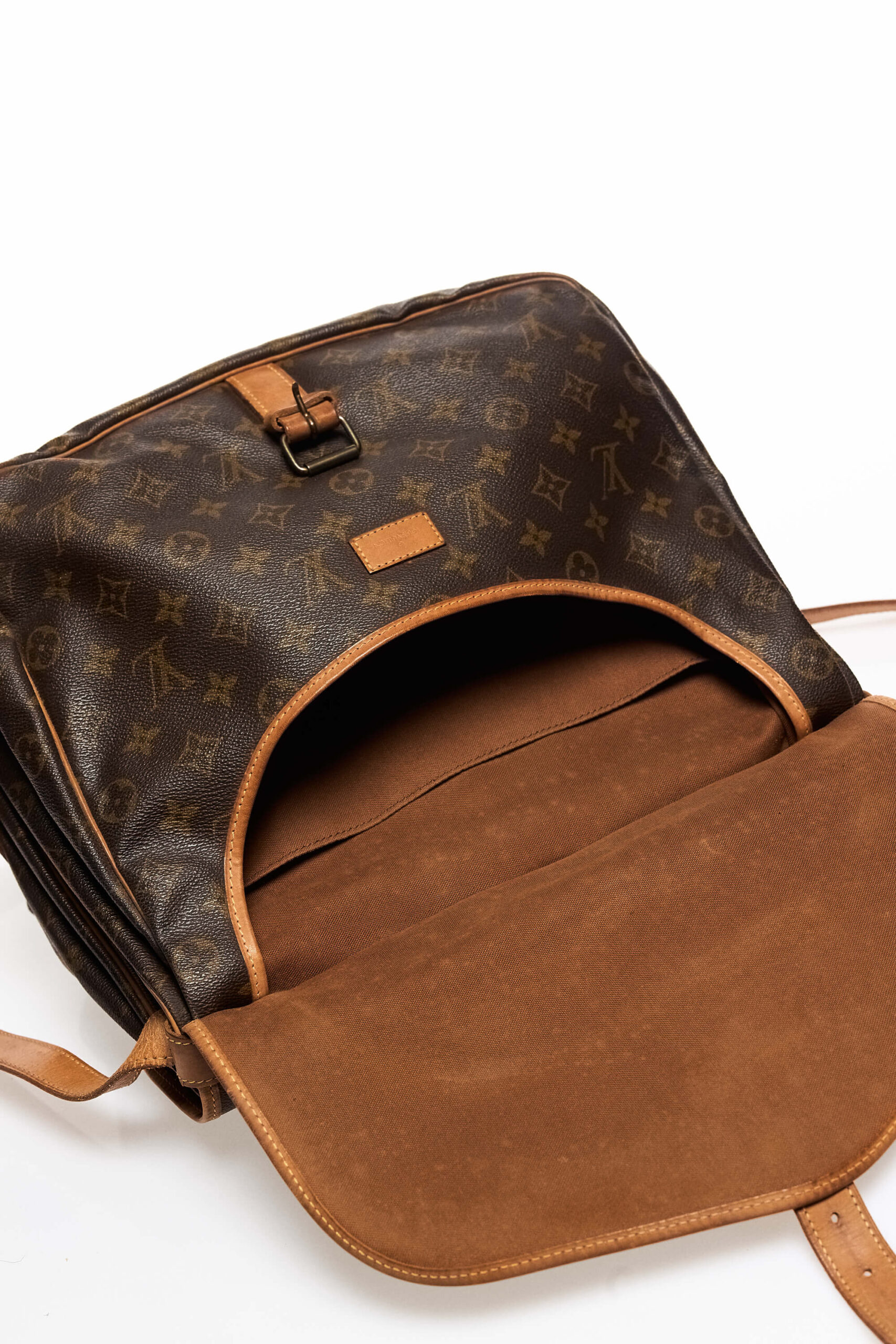 Saumur 35 Monogram Canvas Shoulder Bag 4 Saumur 35 Monogram Canvas Shoulder Bag