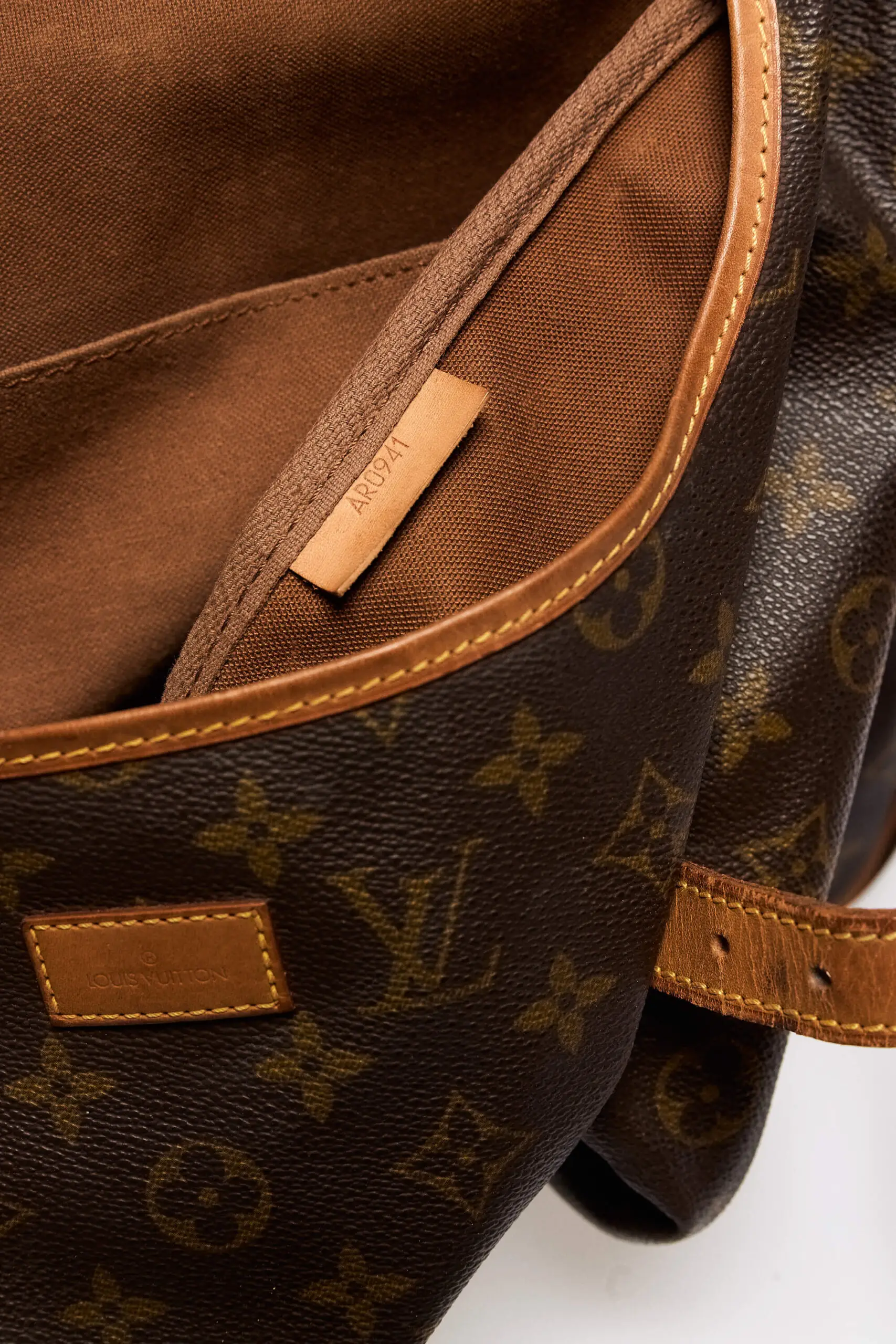 Saumur 35 Monogram Canvas Shoulder Bag 6 Saumur 35 Monogram Canvas Shoulder Bag
