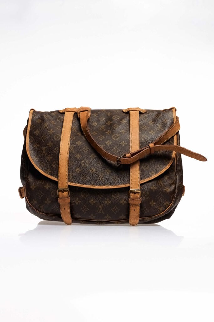 Saumur 43 Monogram Canvas Shoulder Bag