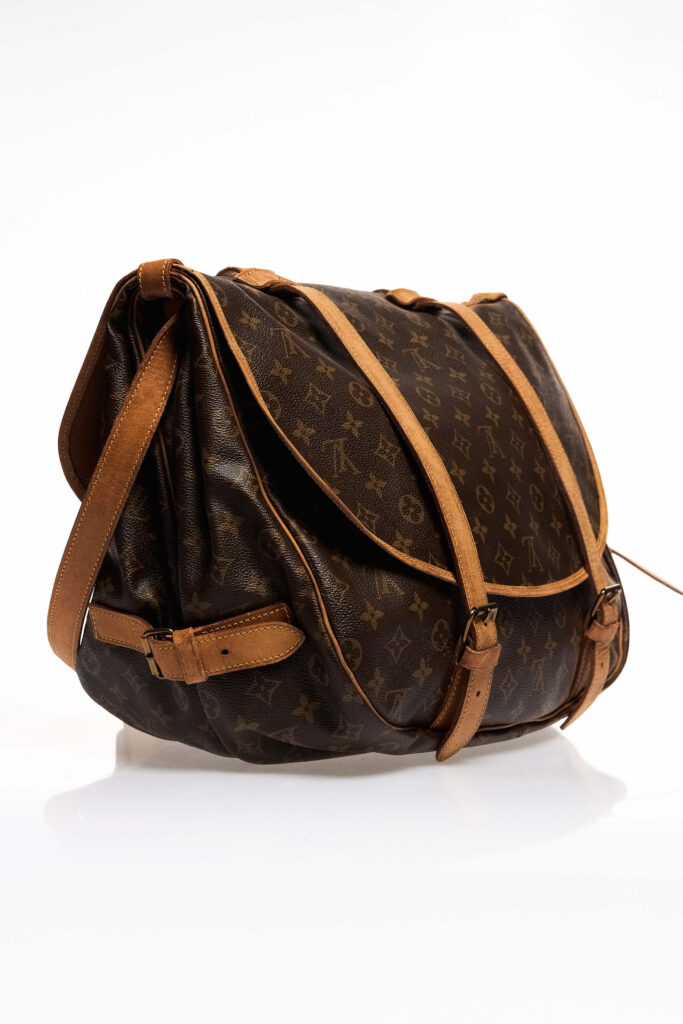 Saumur 43 Monogram Canvas Shoulder Bag