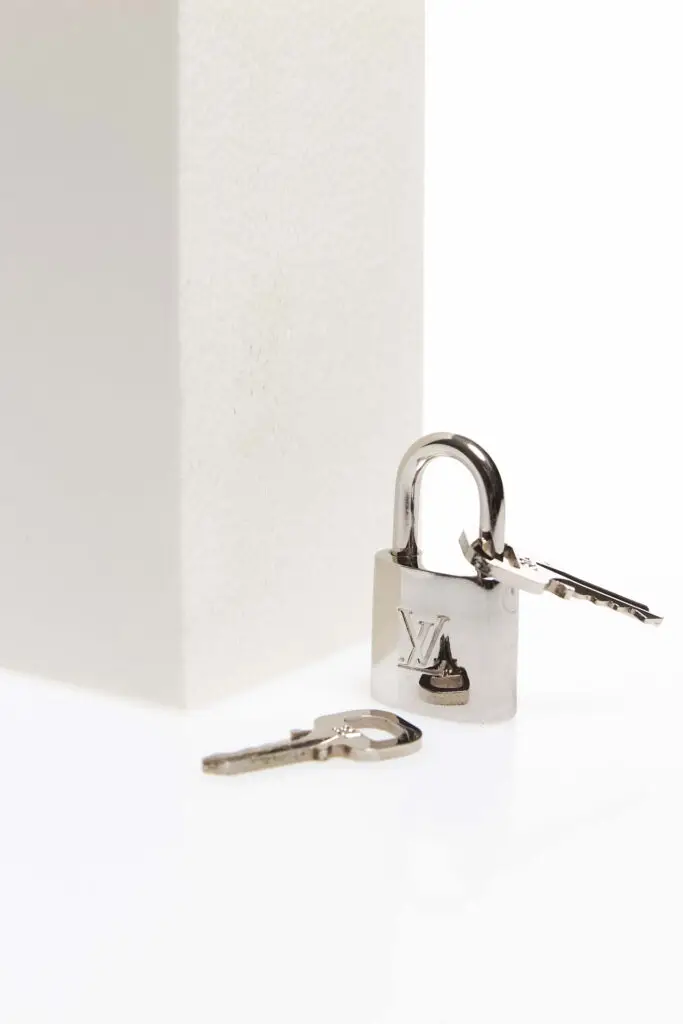 Silver Padlock & Key Set