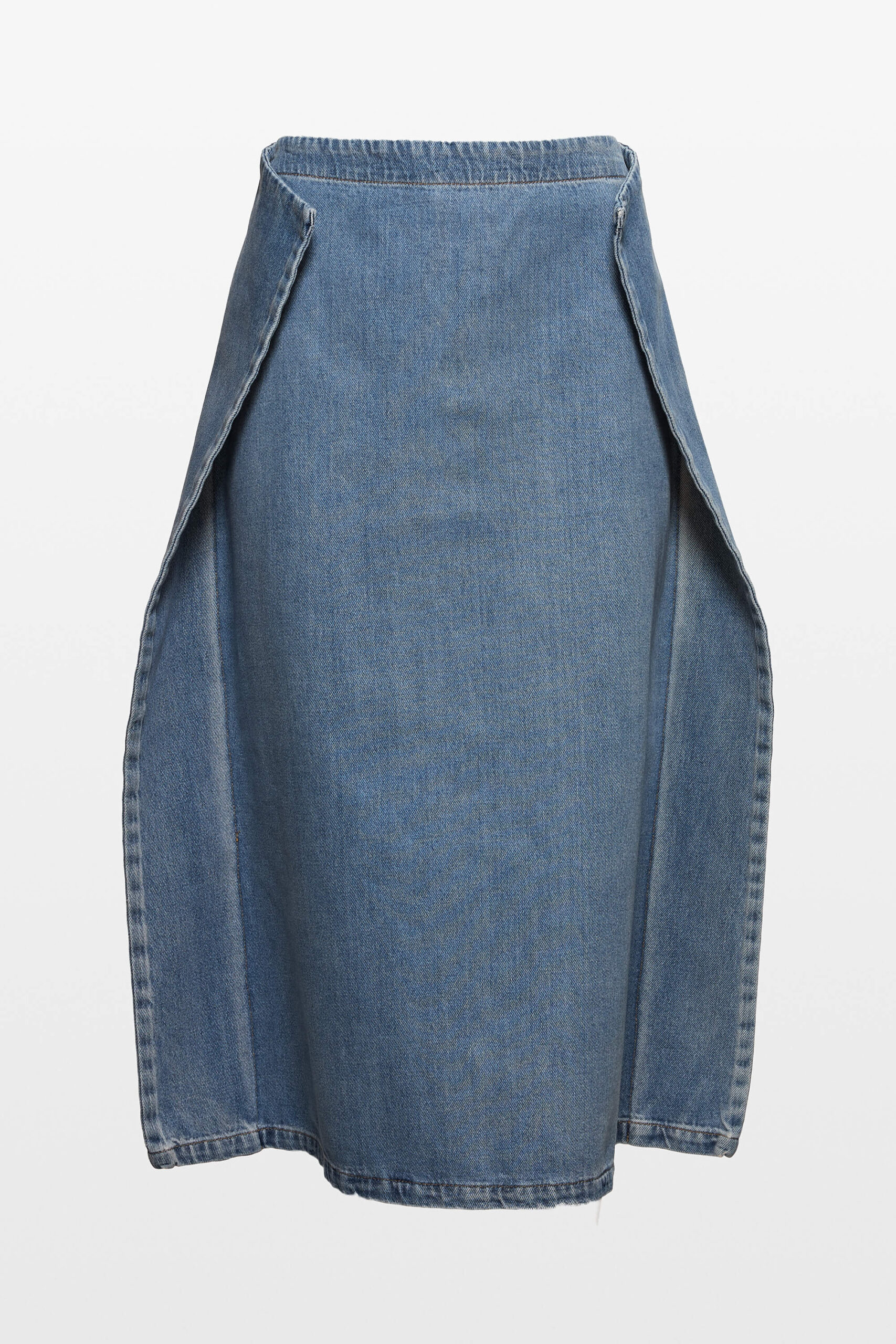 Deconstructed Denim Maxi Skirt 1 Deconstructed Denim Maxi Skirt