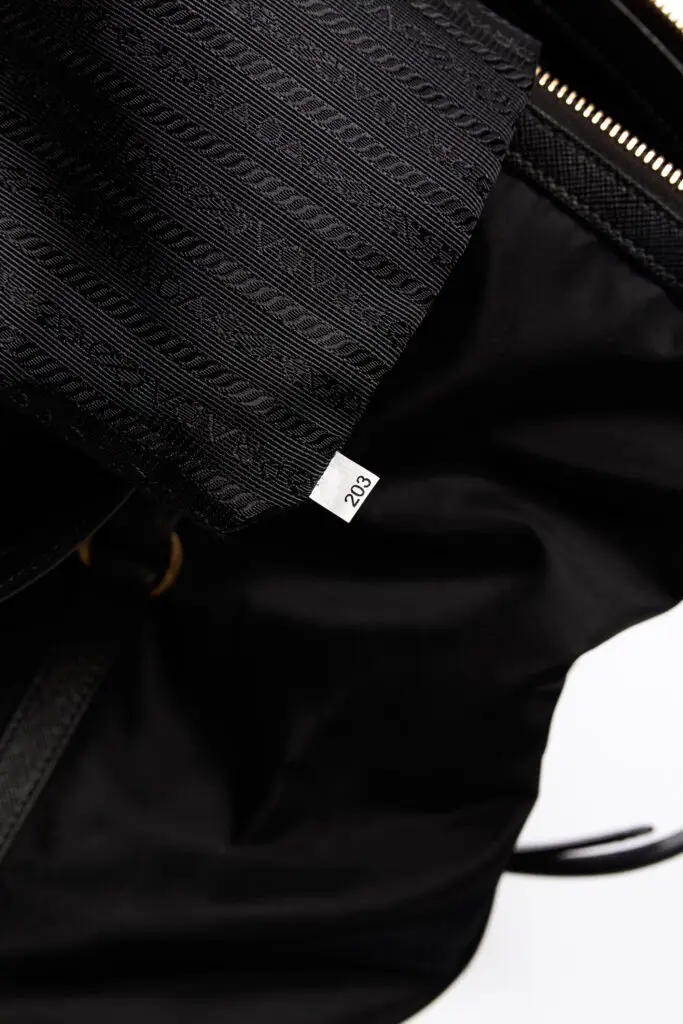Nero Tessuto Nylon Tote Bag