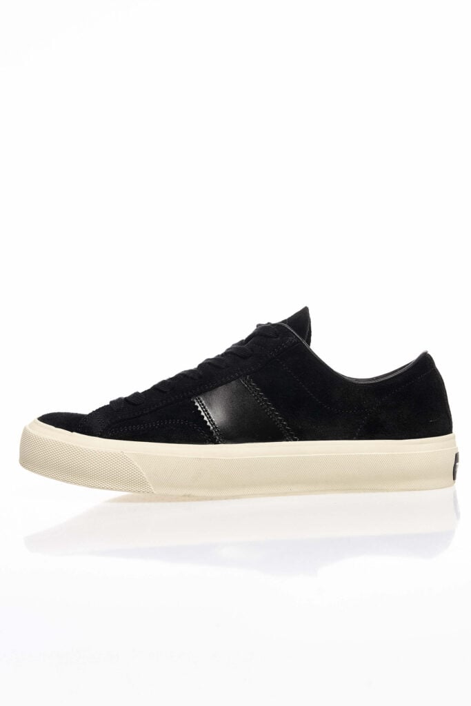 Scripsense 8 Black Suede Leather Sneakers